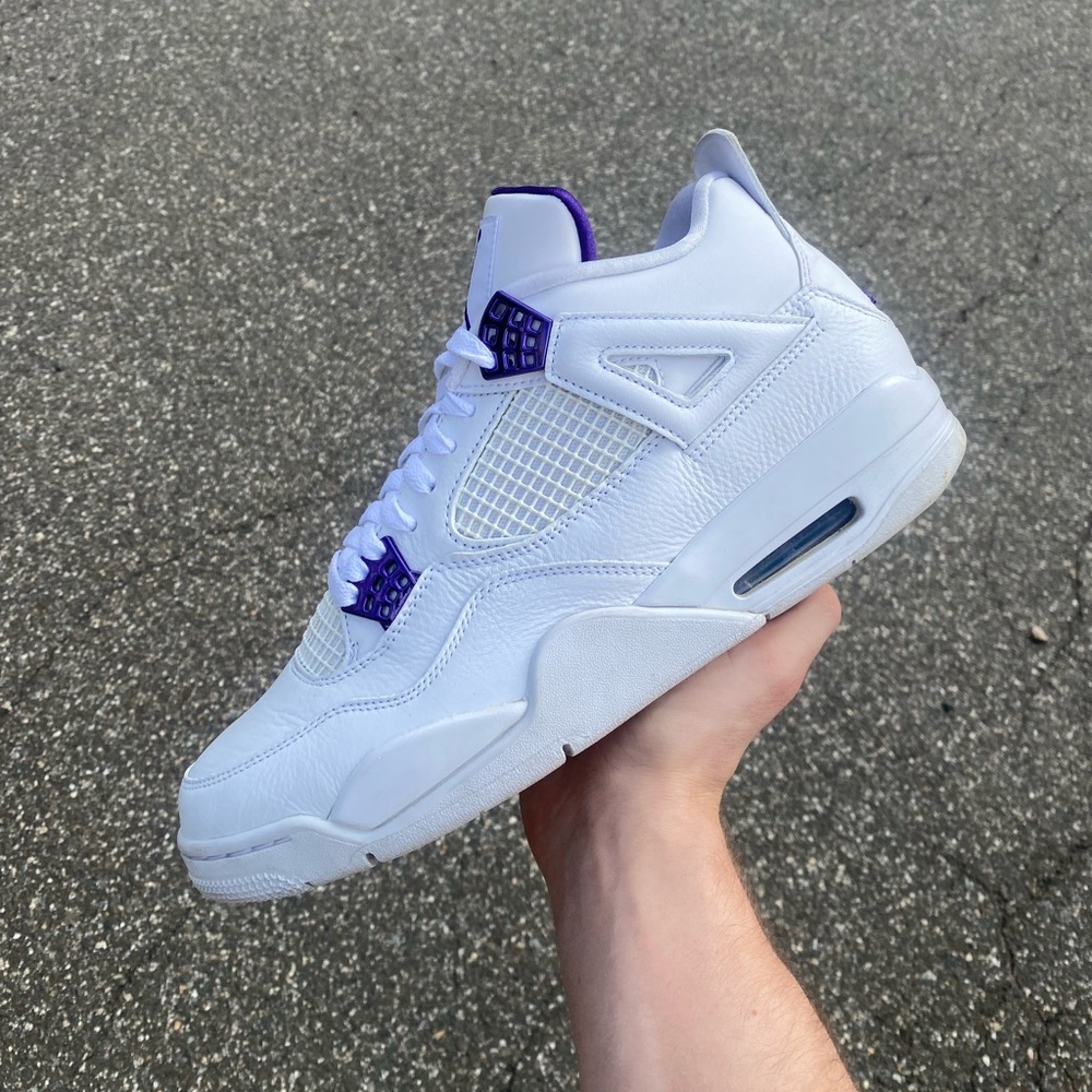 Jordan 4 retro “purple metallic” size 12 AUTHENTIC